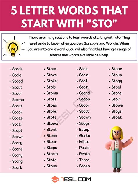 words start sto|Words That Start with STO